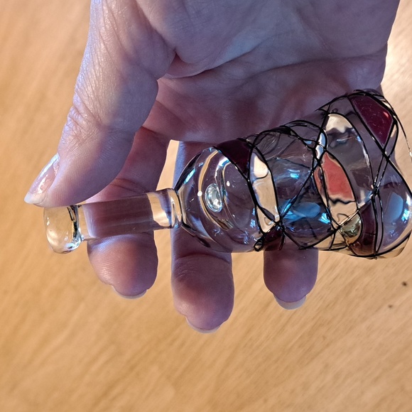 Vintage 1980's Handheld Bell - Calypso Mosiac Pattern - Picture 4 of 4